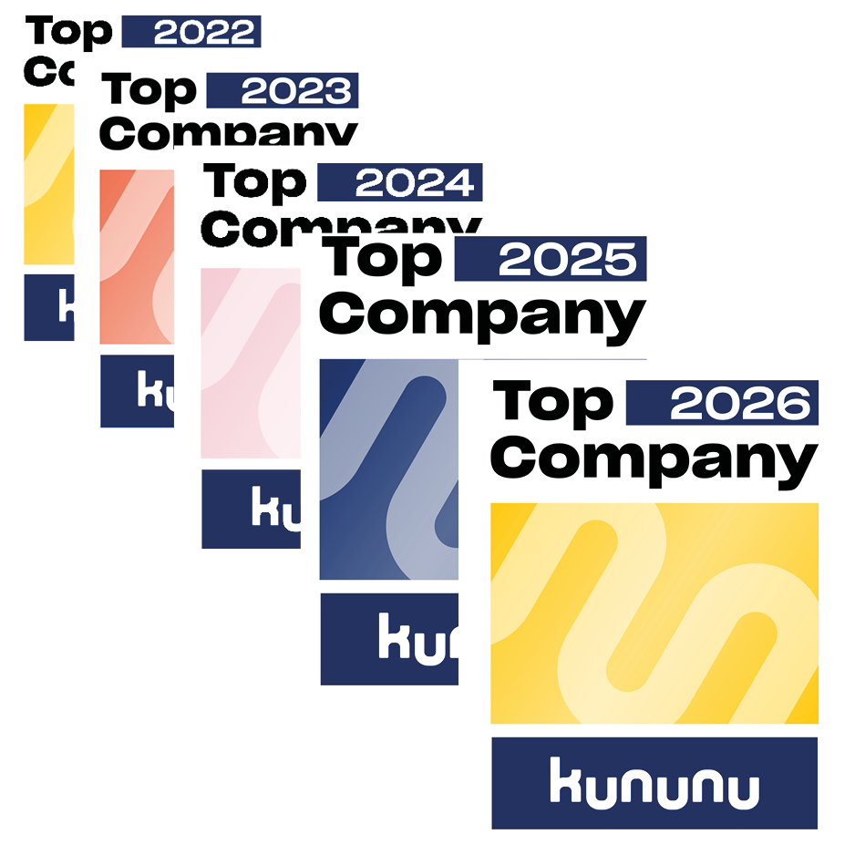 Kunnus Top-Unternehmensauszeichnungen für 2022-2023-2024-2025-2026.